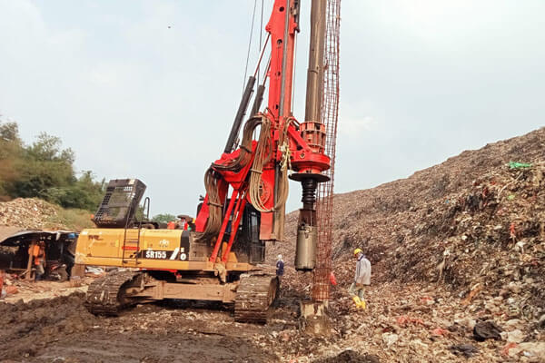 Bore Pile Mesin Crane